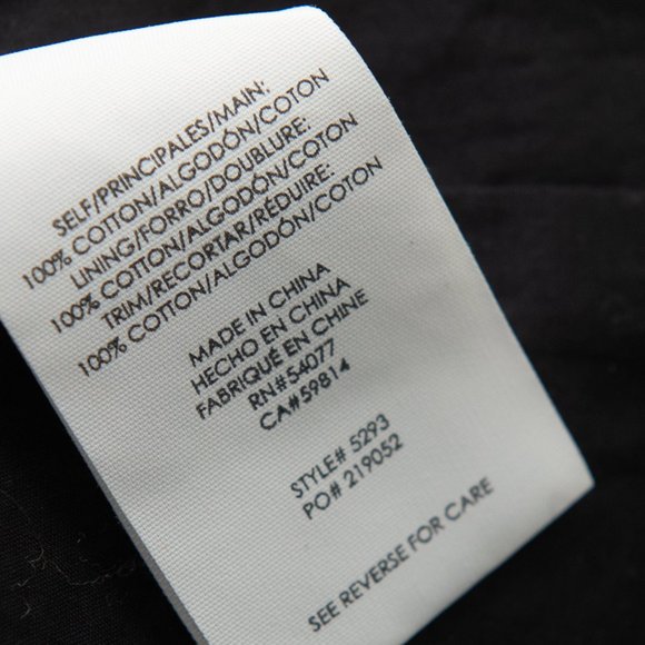 Cabi Flamenco Eyelet Jacket #5293 Blazer 100% Cotton Scallop Trim Black Size 6 - Picture 5 of 7